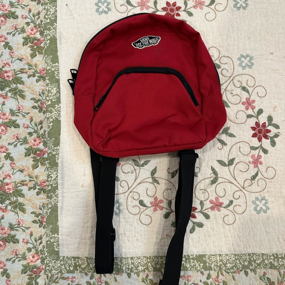 Vans Scarlet Red Backpack